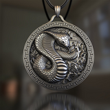 Pure Pewter Cobra Necklace