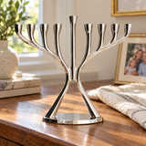 Light of Faith – Elegant 9-Branch Hanukkah Menorah | A Symbol of Hope, Blessings & Timeless Tradition