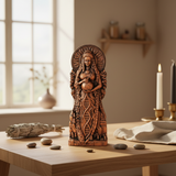 Gaia Goddess - Oak Table Sage Linen
