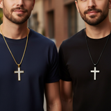 Gold Black Cross - Two Men Worn