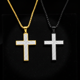 Gold Black Cross - Velvet