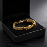 Gold black gift box