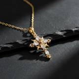 Gold Cross - Dark Slate