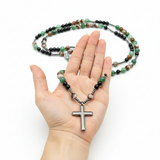 Hand Hold Cross White BG