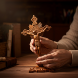 Hands with Saint Benedict Cross 2