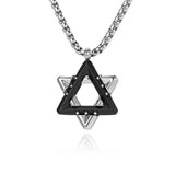 Men’s Two-Tone Star of David Pendant Necklace – Heritage, Protection & Modern Style