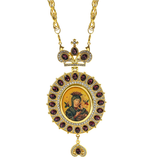 Our Lady of Perpetual Help Icon Pendant Necklace