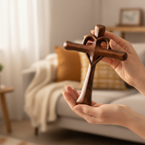 Love Cross - Woman's Hands Window Light