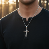 Male model forest - golden hour editorial