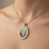 Neck close-up detail shot