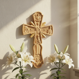Orthodox Cross - Easter Morning Lilies