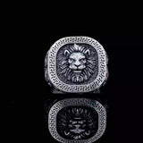 Men's Lion Stamp Ring