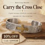 Mayan Tribal Totem Cross Bracelet