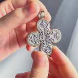 Baroque Style Crucifix Pendant with Jesus and the Four Archangels – A Symbol of Faith and Divine Protection