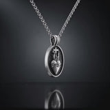 Sacred Heart Medallion Necklace