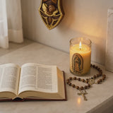 Hand-Carved Beechwood Our Lady of Guadalupe Wall Cross – Catholic Christian Home Décor