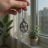 The Good Shepherd Sterling Silver Necklace - Sacred Symbol of Christ's Loving Care - John 10:14