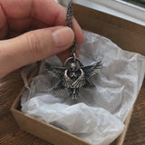 Seraphim Angel Pendant Necklace Angel Wings Amulet
