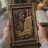John 8:32 Hand-Carved Beechwood Christian Wall Plaque – The Truth Shall Set You Free