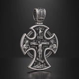 S925 Sliver Passion of Christ and St. George Silver Pendant