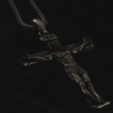 The Passion of Christ S925 Silver/Titanium Steel Cross Necklace