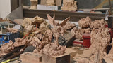 St. Michael the Archangel - Hand Carved Boxwood Sculpture - Spiritual Guardian for Prayer Spaces
