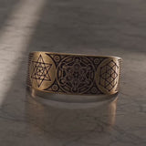 Metatron Adjustable Copper Bracelet