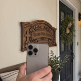 Personalized “Bless Our Home” Hand-Carved Beechwood Wall Plaque - product video preview 1