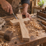 Modern Wooden Wall Cross: A Contemporary Symbol of Faith & Craftsmanship