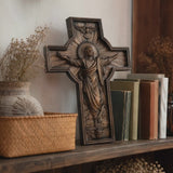 BGCOPPER Himmelfahrt Jesu Holzschnitzerei Kreuz-Die besten Geschenke für Ostern