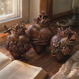 Holy Family Three Sacred Hearts Wooden Wall Decoration