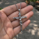 S925K Silver Jesus Crucifix Pendant | A Tangible Reminder of His Love