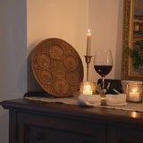 Jerusalem Passover Seder Plate – Hand-Carved Beechwood Judaica for Pesach