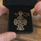 S925 Sliver Passion of Christ and St. George Silver Pendant
