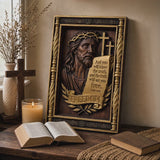 John 8:32 Hand-Carved Beechwood Christian Wall Plaque – The Truth Shall Set You Free