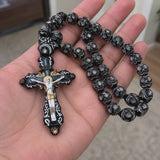 Walk in Faith, Carry His Love – Sacred Crucifix Rosary Necklace, a Timeless Symbol of Jesus’ Protection, Hope & Blessings