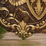 St. Michael Archangel Hand-Carved Wooden Wall Plaque – Sword & Shield of Divine Protection