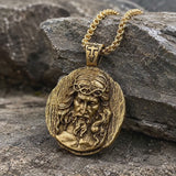 Crown of Thorns Jesus Double‑Sided Medallion Necklace, Stainless Steel Sacred Heart Pendant for Men Product Parameters