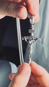 BGCOPPER S925K Silver Crucifix of Jesus Christ: A Timeless Masterpiece of Faith and Art