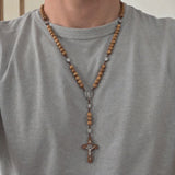 St. Benedict Exorcism Rosary Necklace
