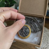 Two-Tone St. Michael Archangel Protection Medal Stainless Steel Necklace - product video preview 3