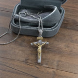 S925K Silver Jesus Christ Crucifix Pendant