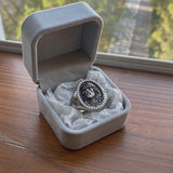 Jesus Crown of Thorns Signet Ring – Christian Faith Cross Ring