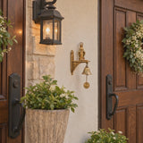 Our Lady of Grace Wall Bell – Antique Gold Marian Door Blessing Decor