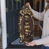 Three Sacred Hearts of the Holy Family Wall Hanging Art work Personalized Religious Gift wooden decor