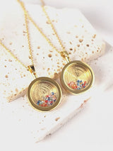 Our Lady of Guadalupe Gold Stainless Steel Locket Necklace – Faith, Blessing & Sparkle