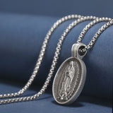 Our Lady of Guadalupe Virgin Mary Necklace,the patron saint of America and unborn children