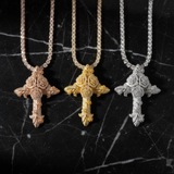 Rose Cross - Three Colors Flat Lay
