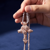 Rose Gold Cross - Hand Hold
