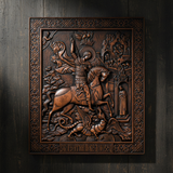Saint George on Table - Flat Lay